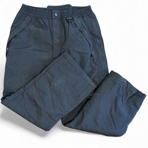 POLAR EDGE BOYS SKI SNOWBOARD PANTS BLACK INSULATED THICK WATER RESISTANT XLARGE